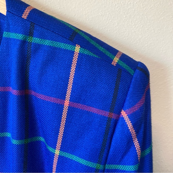 Vintage Amanda Smith Plaid Blazer 16 - Picture 4 of 7